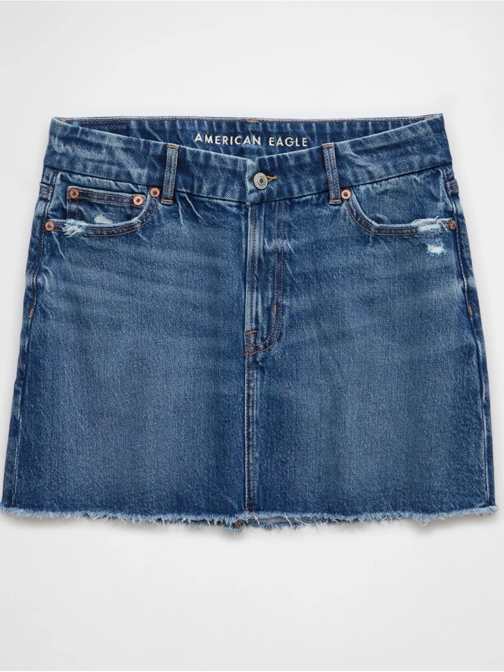 American Eagle Outfitters Blue Denim Mini Skirt